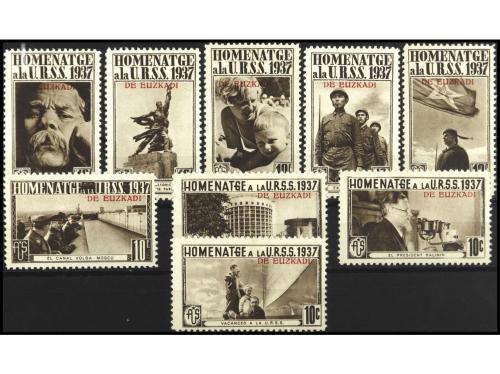 ESPAÑA GUERRA CIVIL. GG. 1739/48. HOMENAJE A LA U.R.S.S. 9 S