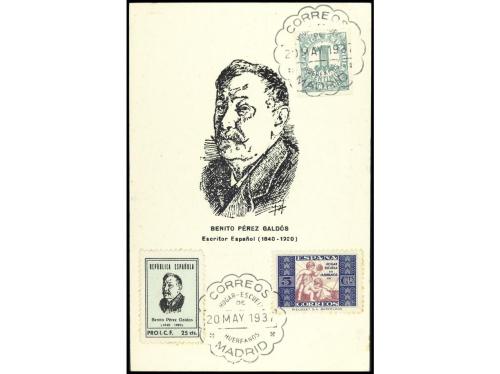 ESPAÑA GUERRA CIVIL. GG. 2045. Lote compuesto por 7 sellos. 