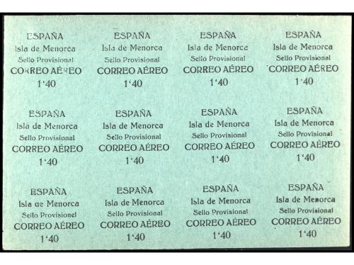 ** ESPAÑA E. LOCALES PATRIOTICAS: MENORCA. Ed. 1/2(12). SERI
