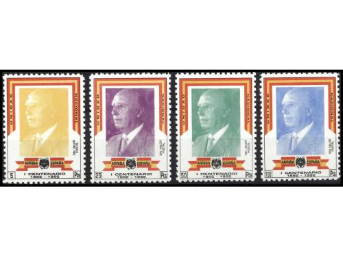 ESPAÑA. 1992. FRANCO. Serie de iniciativa privada para conme