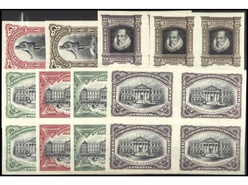 ** ESPAÑA. Ed. FR11s/8s(4). SERIE COMPLETA en bloques de 4 S