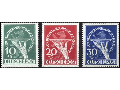 ** ALEMANIA ORIENTAL: BERLIN ORIENTAL. Yv. 54/6. SERIE COMPL