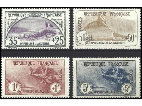 * FRANCIA. Yv. 152/5. Final de serie. Valores clave. PRECIOS