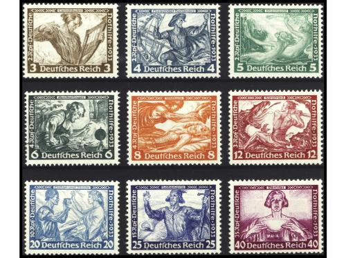 * ALEMANIA. Yv. 470/8. SERIE COMPLETA. PRECIOSA. Yvert 395&euro;.