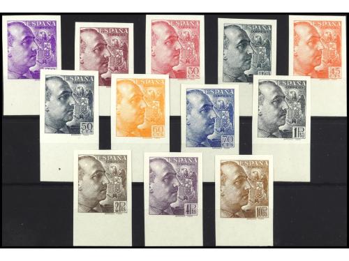 ** ESPAÑA. Ed. 867s/78s. SERIE COMPLETA SIN DENTAR. Todos co