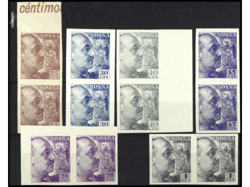 ** ESPAÑA. Ed. 922s/6s(2) y 930s(2). Lote compuesto por 6 pa