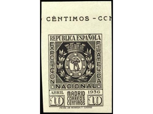 ** ESPAÑA. Ed. 727/8. SERIE COMPLETA con borde superior de h