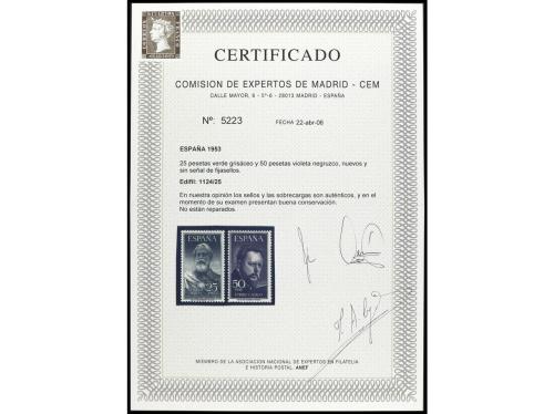 ** ESPAÑA. Ed. 1124/5. LEGAZPI Y SOROLLA. SERIE COMPLETA. Ce