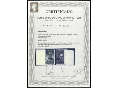 ** ESPAÑA. Ed. 1124/5. LEGAZPI Y SOROLLA. SERIE COMPLETA con
