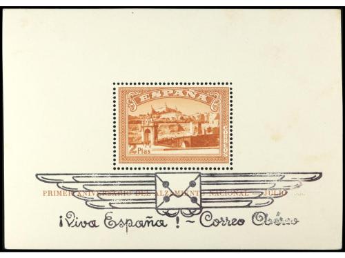 ESPAÑA E. LOCALES PATRIOTICAS: BURGOS. HB. Toledo con Sob. ¡