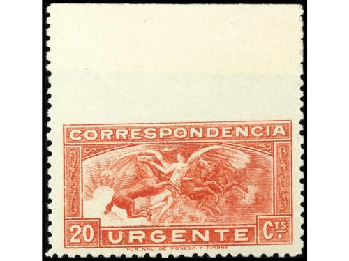 ** ESPAÑA. Ed. 679sma y 679smz. 20 cts. carmín. 2 Sellos, un