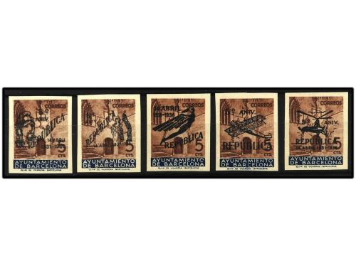 ** ESPAÑA: AYUNTAMIENTO DE BARCELONA. Ed. NE17/21. SERIE COM