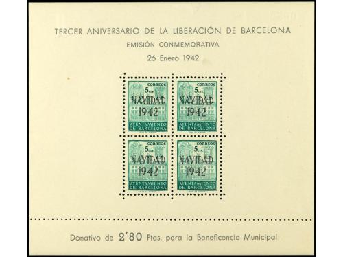** ESPAÑA: AYUNTAMIENTO DE BARCELONA. Ed. 40/1. 1 Juego de H