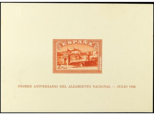 ** ESPAÑA. Ed. 838/9. 1 Juego de HB. SIN DENTAR. con sombras