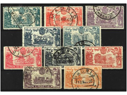 ° ESPAÑA. Ed. 257/66. SERIE COMPLETA. El 4 pts. leve adelgaz