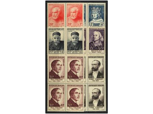 ** FRANCIA. Yv. 989/94(4) y 1027/32(4). SERIES COMPLETAS en 