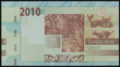 JUAN CARLOS I. Billete Demostración.Lince ibérico. 2010. Bil