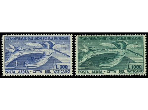 ** VATICANO. Yv. Av.18/9. SERIE COMPLETA. Bien centrada. PRE