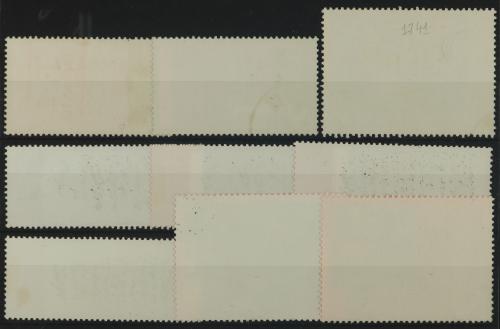 ° CHINA. Yv. 1724(2), 1738, 1753/4(2), 1760 y 1773. 9 Sellos