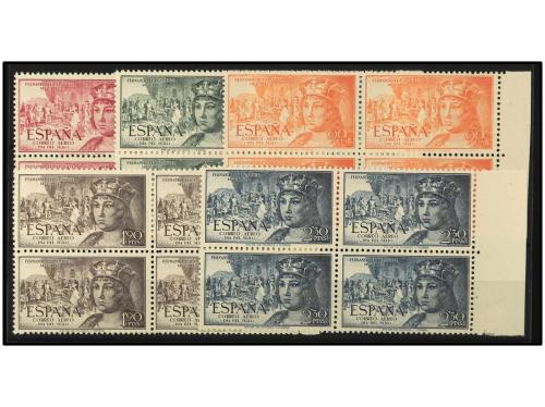 ** ESPAÑA. Ed. 1111/5(4). FERNANDO AÉREA. SERIE COMPLETA en 