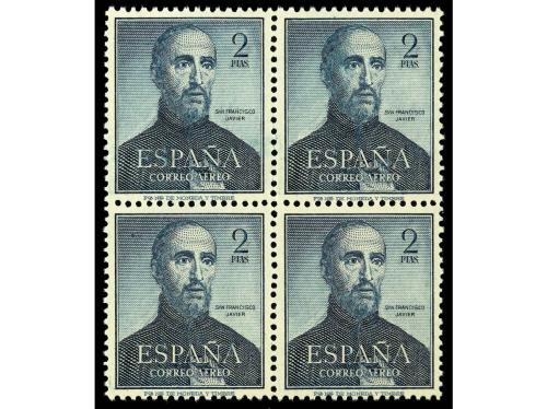 ** ESPAÑA. Ed. 1118(4). SAN FRANCISCO JAVIER. Bloque de 4. B