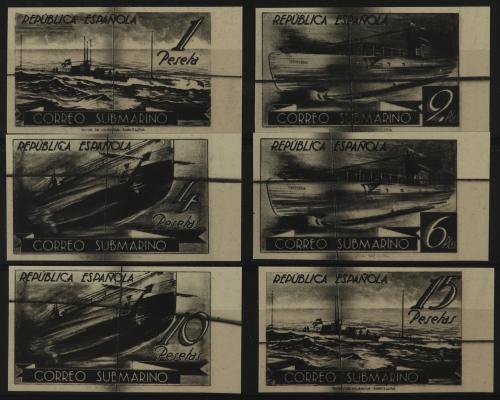 (*) ESPAÑA. Ed. 775PR/80PR. SERIE COMPLETA en negro SIN DENT