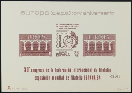PRUEBAS. Ed. 6/7. ESPAÑA'84. Un juego de pruebas. OCASION. C
