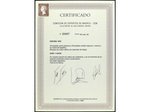 ** ESPAÑA. Ed. 1124/5(4). LEGAZPI Y SOROLLA. SERIE COMPLETA 