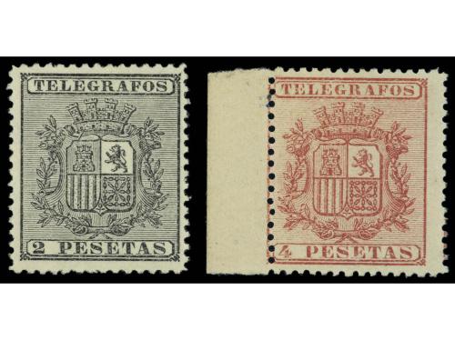 ** COLONIAS ESPAÑOLAS: PUERTO RICO. Ed. T.9/10. TELÉGRAFOS. 