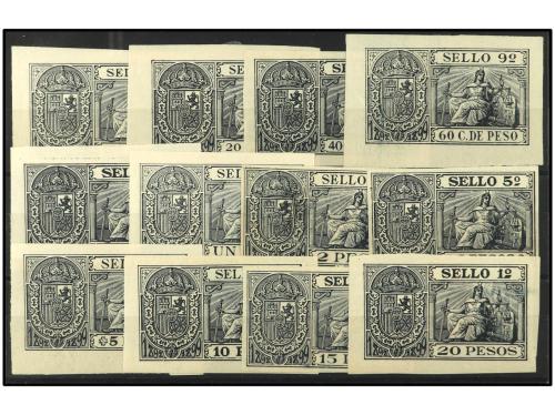 * COLONIAS ESPAÑOLAS: PUERTO RICO. Ed. Forbin 1/12. FISCALES