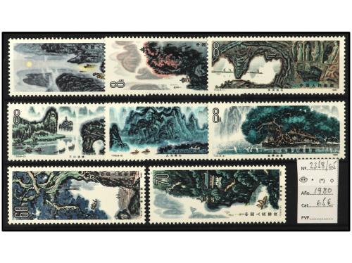 ** CHINA. 1964-1980. 8 SERIES COMPLETAS diferentes: 1575/8, 