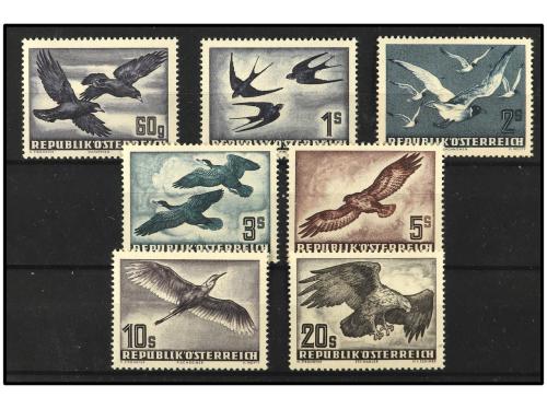 ** AUSTRIA. Yv. Av.54/60. SERIE COMPLETA. PRECIOSA. OCASIÓN.