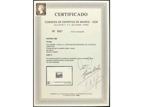 PRUEBAS. Ed. 9. CALELLA. 1 Prueba. Cert. CEM. OCASIÓN. 