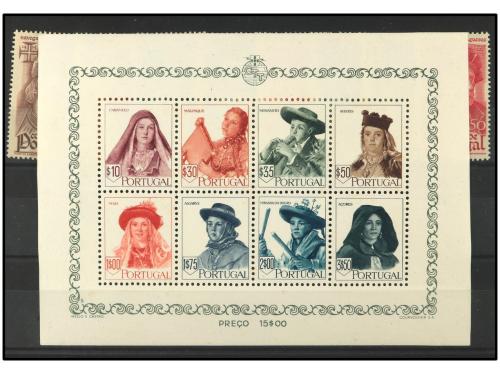** PORTUGAL. Yv. HB.8, HB.13 y 655/62. 2 HB. diferentes con 