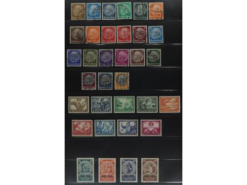 */° ALEMANIA. 1872-1934. Pequeña colección con sellos y seri