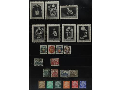 */° ALEMANIA. 1872-1934. Pequeña colección con sellos y seri
