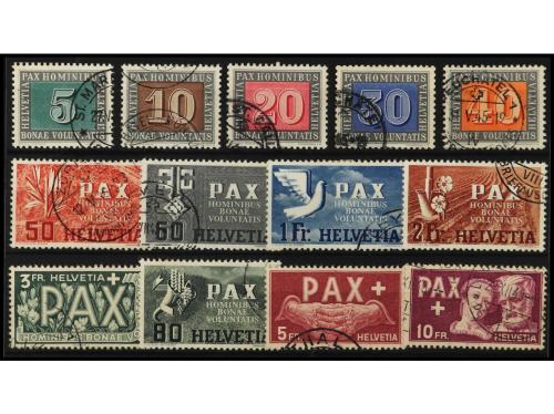 ° SUIZA. Yv. 405/17. SERIE COMPLETA. OCASIÓN. Yvert 900&euro;. 