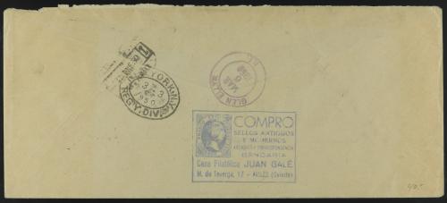 ✉ ESPAÑA. Ed. 1024/32. Serie sin 1025 y 1028 (8 valores) en 