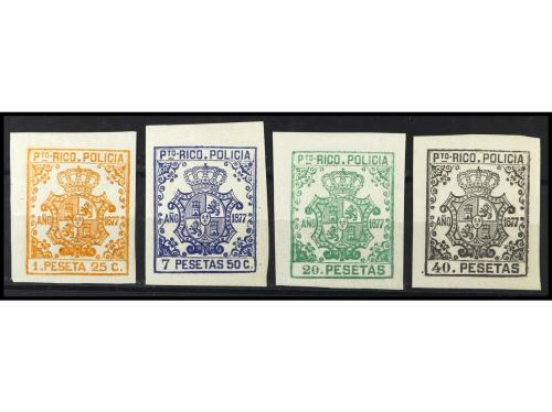 ** COLONIAS ESPAÑOLAS: PUERTO RICO. Ed. Forbin 1/4. FISCALE