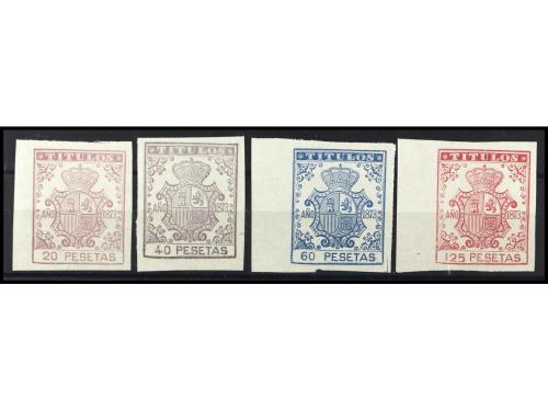 (*) PUERTO RICO. Ed. Forbin 20/3. FISCALES. 1873. TÍTULOS. 