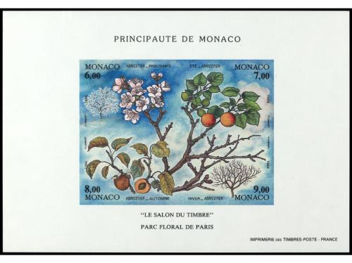 ** MONACO. Yv. HB.41a y 67a. 2 HB. SIN DENTAR. LUJO. Yvert 6