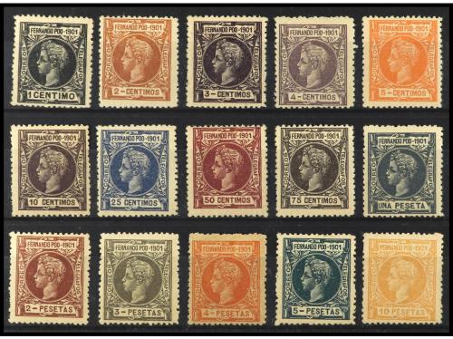 * COLONIAS ESPAÑOLAS: FERNANDO POO. Ed. 95/109. SERIE COMPLE