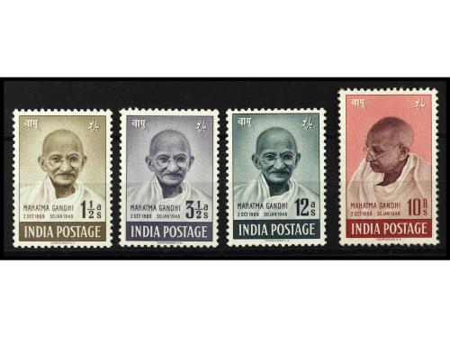 * INDIA. Yv. 3/6. SERIE COMPLETA. RARA. Yvert 250&euro;. 