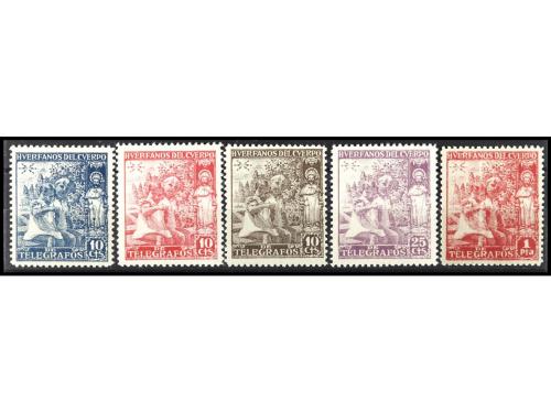 ** ESPAÑA: BENEFICENCIA. HUERFANOS TELEGRAFOS. Ed. 16/20. SE