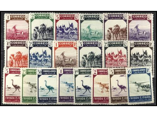 ** COLONIAS ESPAÑOLAS: SAHARA. Ed. 63/74 y 75/82. SERIES COM