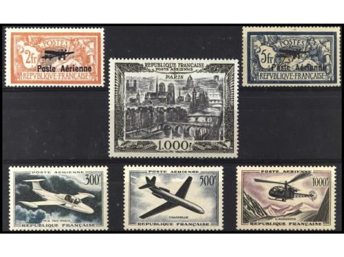 * FRANCIA. 1927-1957. 7 SERIES COMPLETAS diferentes: 249/51,