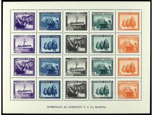 ** ESPAÑA. Ed. 848 y 849. 2 HB. (SIN DENTAR y dentada). PREC