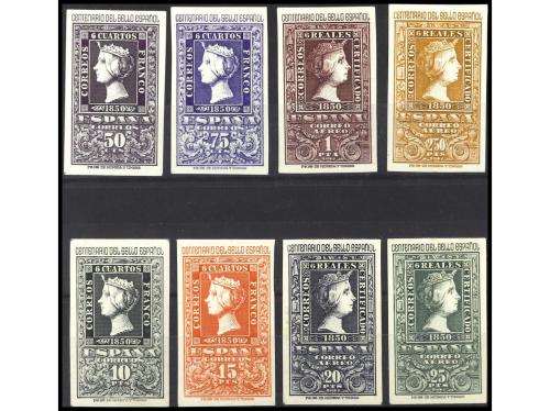 * ESPAÑA. Ed. 1075/82. CENTENARIO. SERIE COMPLETA. El 20 pts