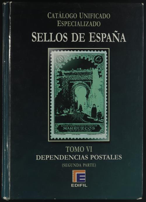 BIBLIOGRAFÍA. 5 CATÁLOGOS EDIFIL ESPECIALIZADOS: TOMOS II-II