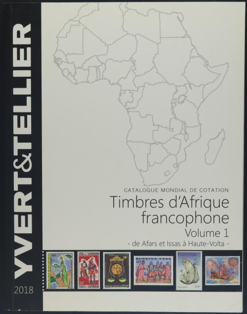 BIBLIOGRAFÍA. YVERT. 3 Catálogos TIMBRES D'AFRIQUE (TOMOS 1-